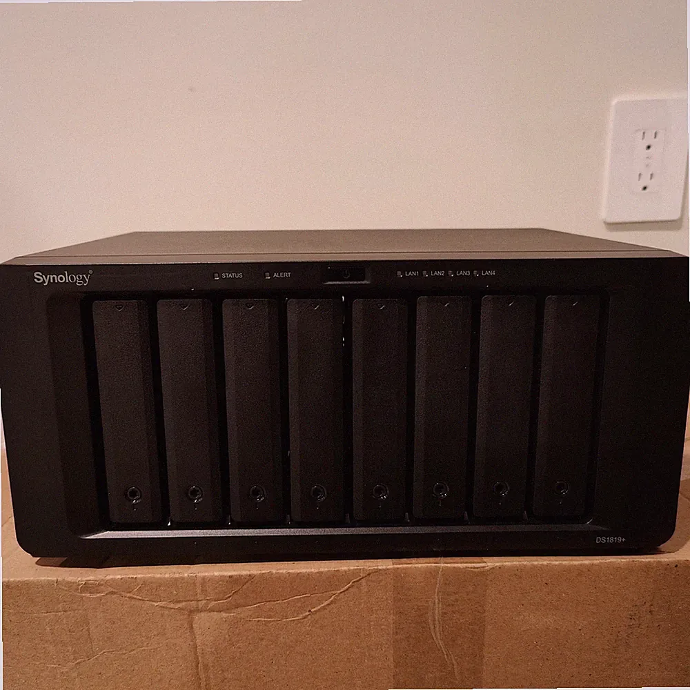 Synology DiskStation DS1819+ NAS w/ Intel Atom CPU, 16GB RAM 16TB HDDs